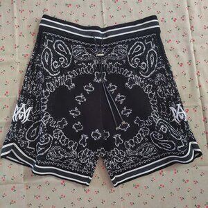 Amiri Bandana B-Ball Shorts Black